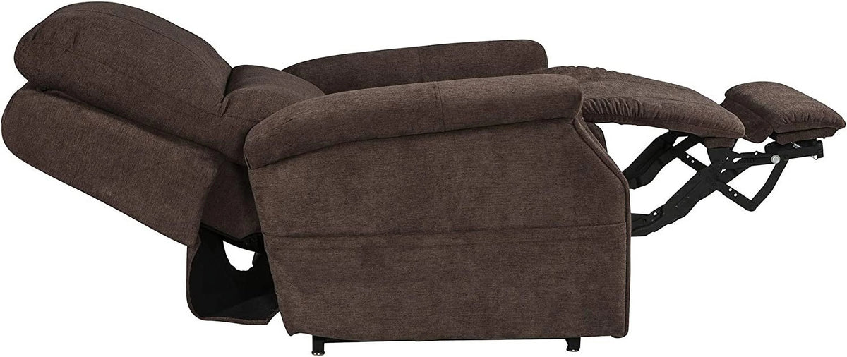 Brown Fabric Recliner V988