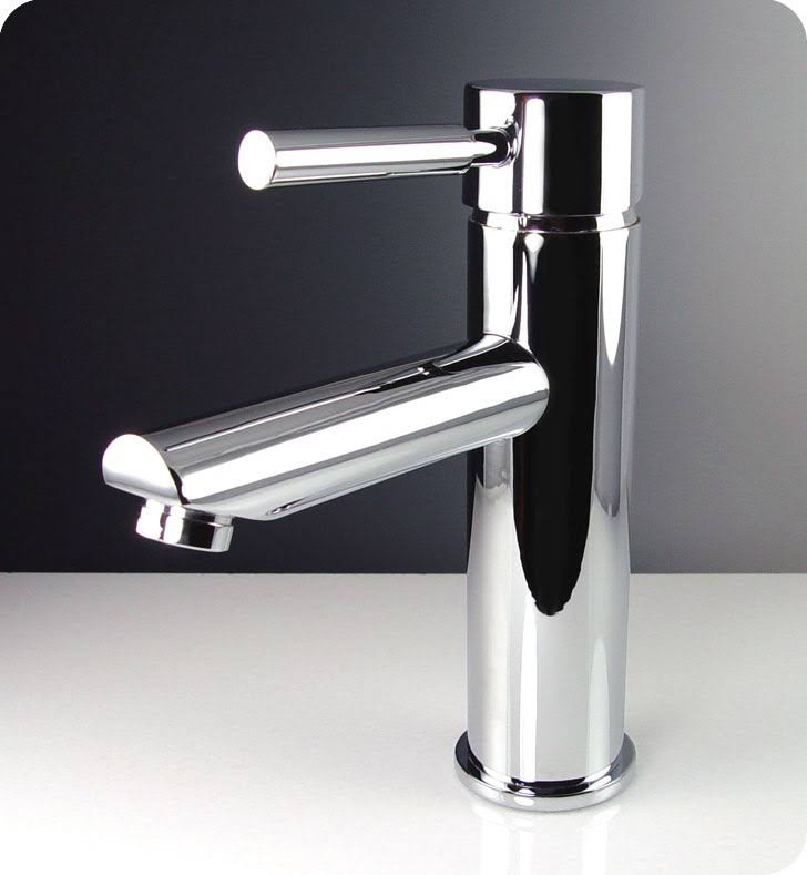 Chrome Single Hole Bathroom Vanity Faucet J584