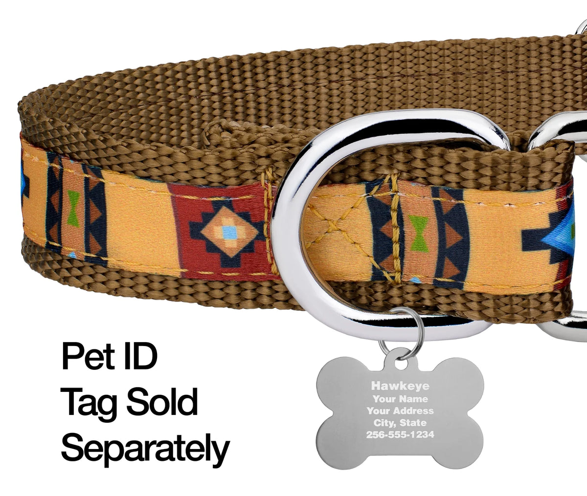 Native Arizona Signature Martingale Dog Collar, Large V17955