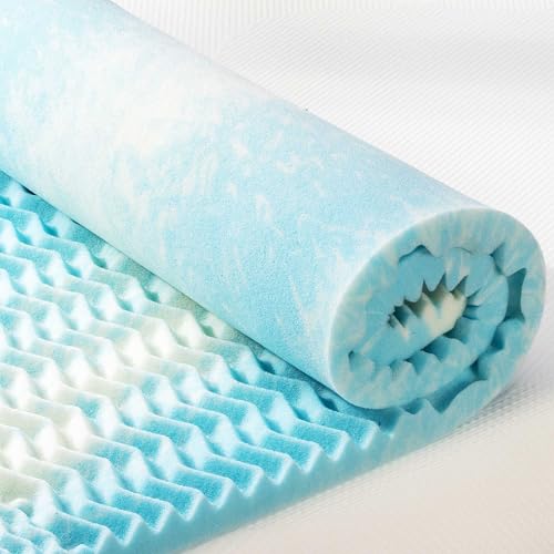 2 Inch Gel Foam Mattress Topper, Twin XL Q25475