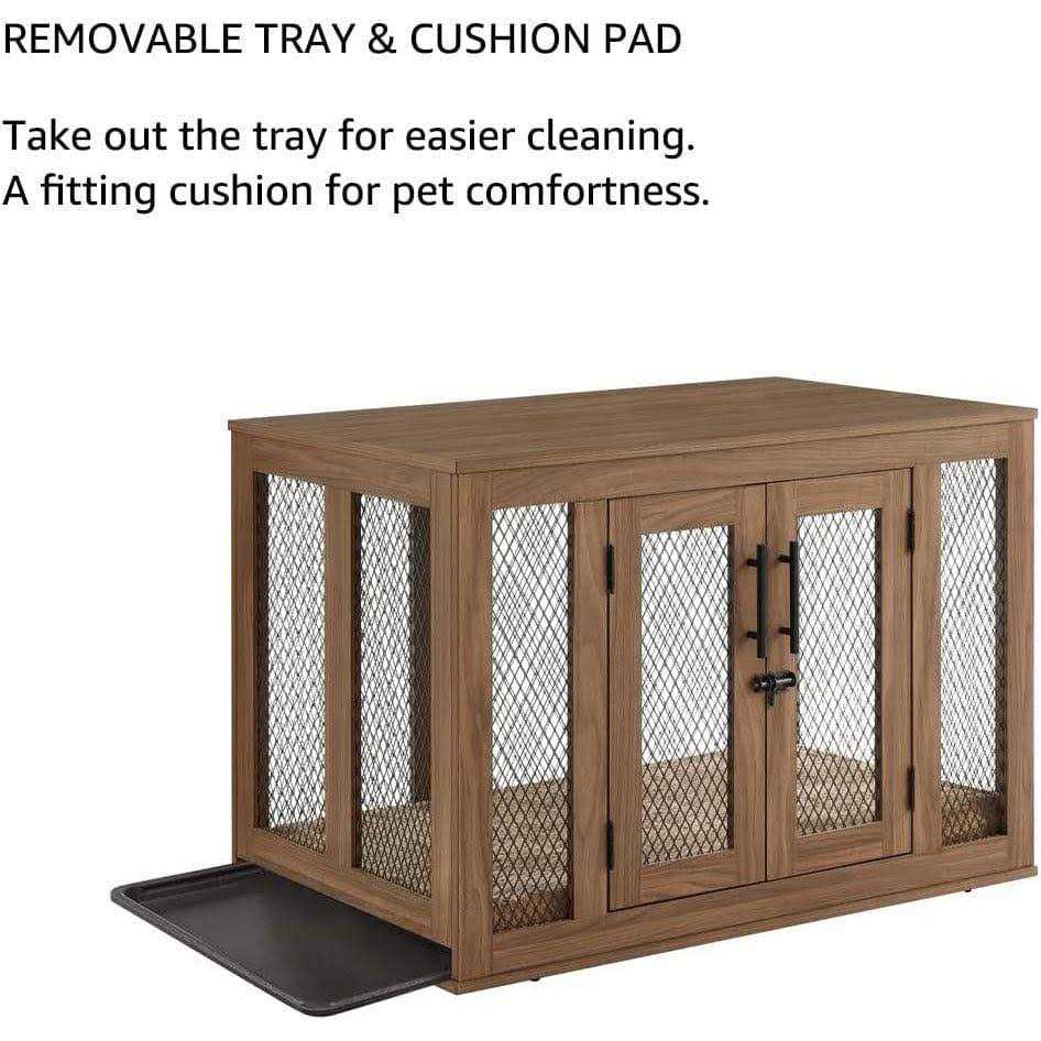 Furniture Style Dog Crate with Tray P357