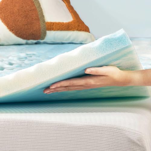 2 Inch Gel Foam Mattress Topper, Twin XL Q25475