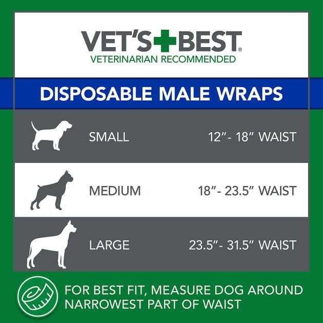 Disposable Male Dog Wraps O7832