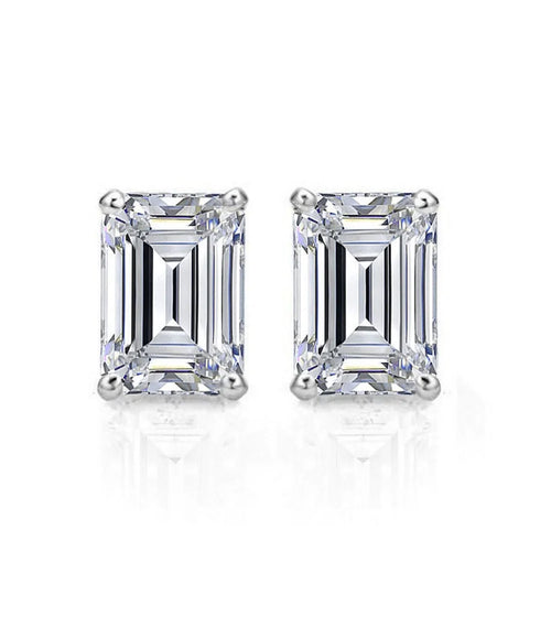 18K White Gold Diamond Stud Earrings R89462