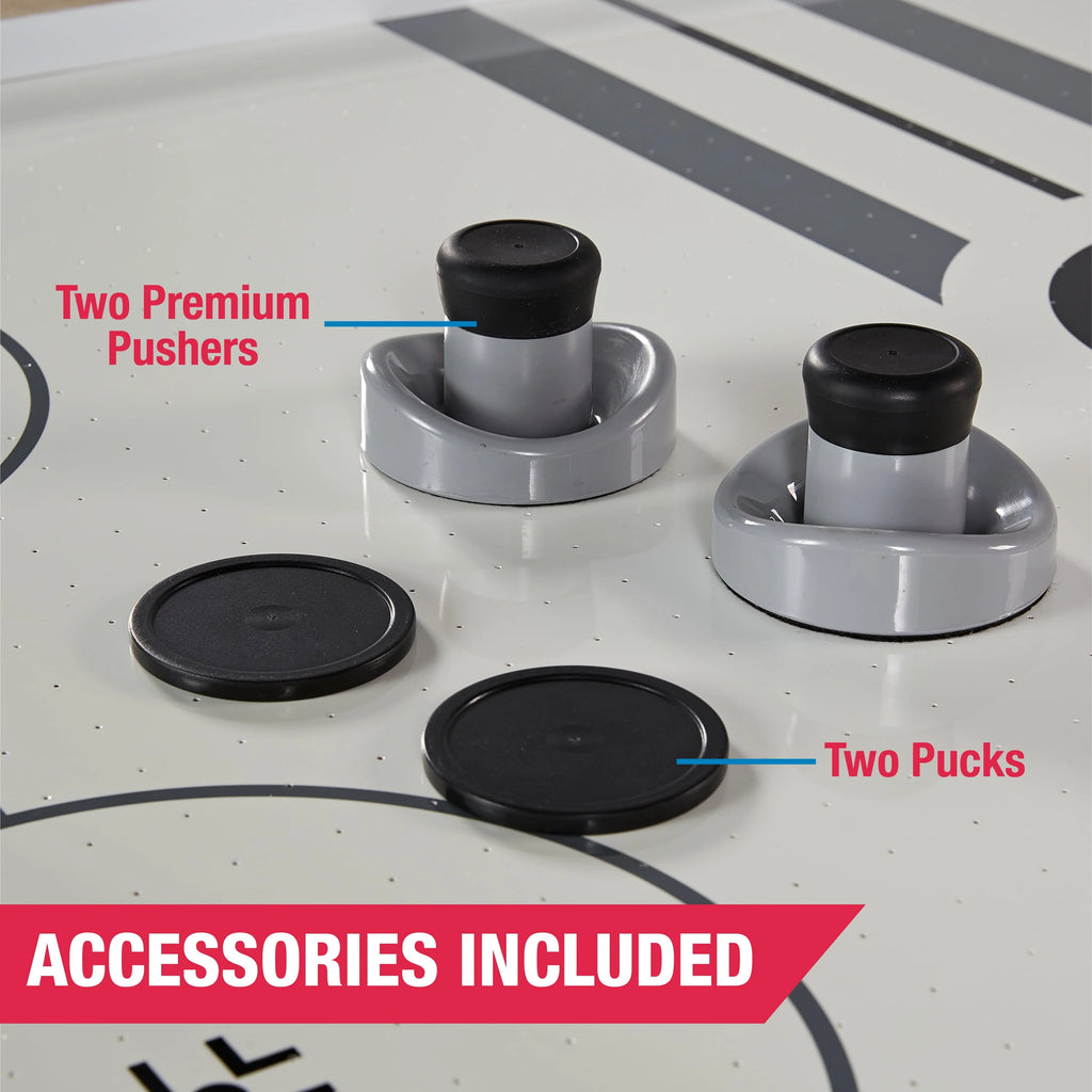 7' Air Powered Hockey Table with Pusher and Puck Set H330783