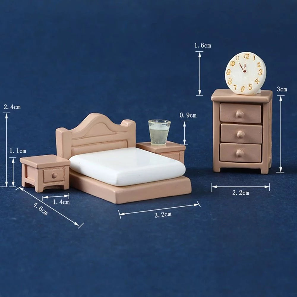 Miniature Soft Sofa Pretend Play Toy U5249