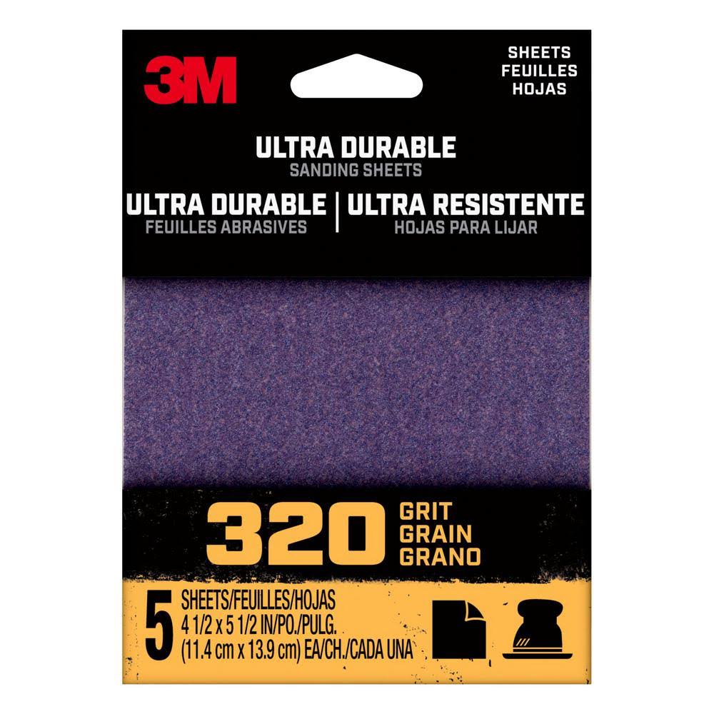 3.875 in. x 5.5 in. 320-Grit Power Sanding (1/4 Sheet, Case of 20) G35333