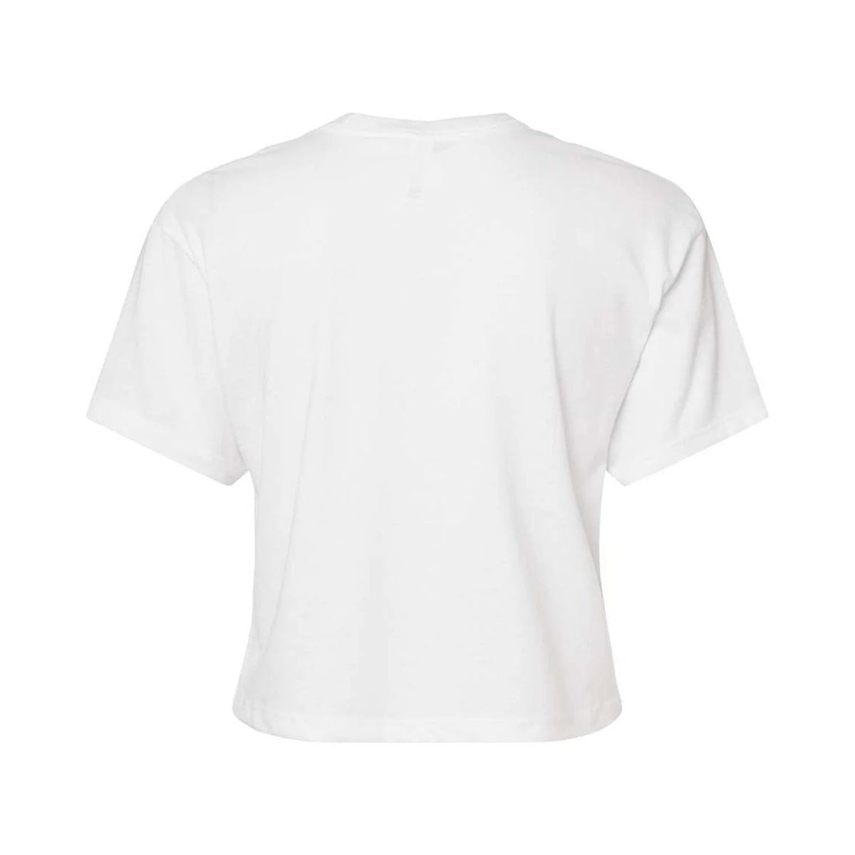 Juniors Cropped Cotton Blend T-Shirt I73240