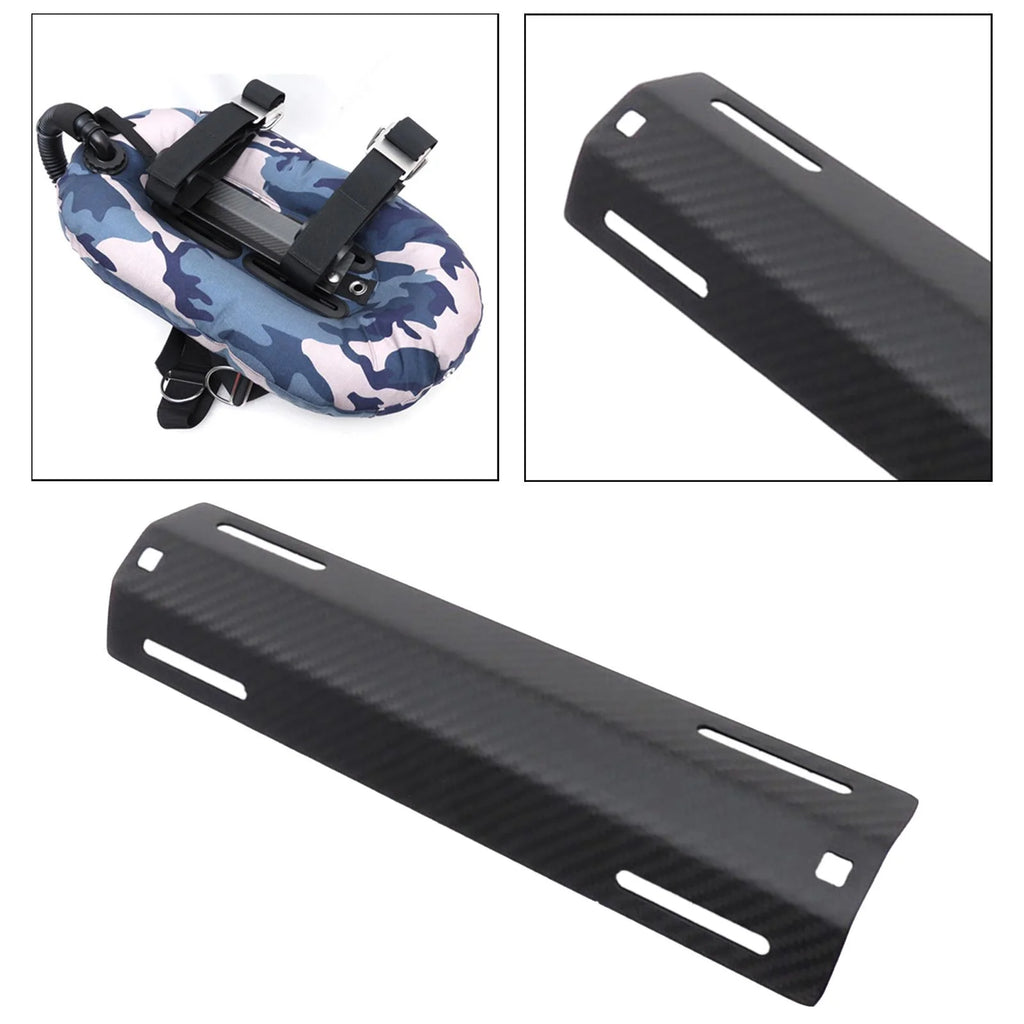 Carbon Fiber Single Tank Adapter for Scuba Diving BCD Backplate R6760