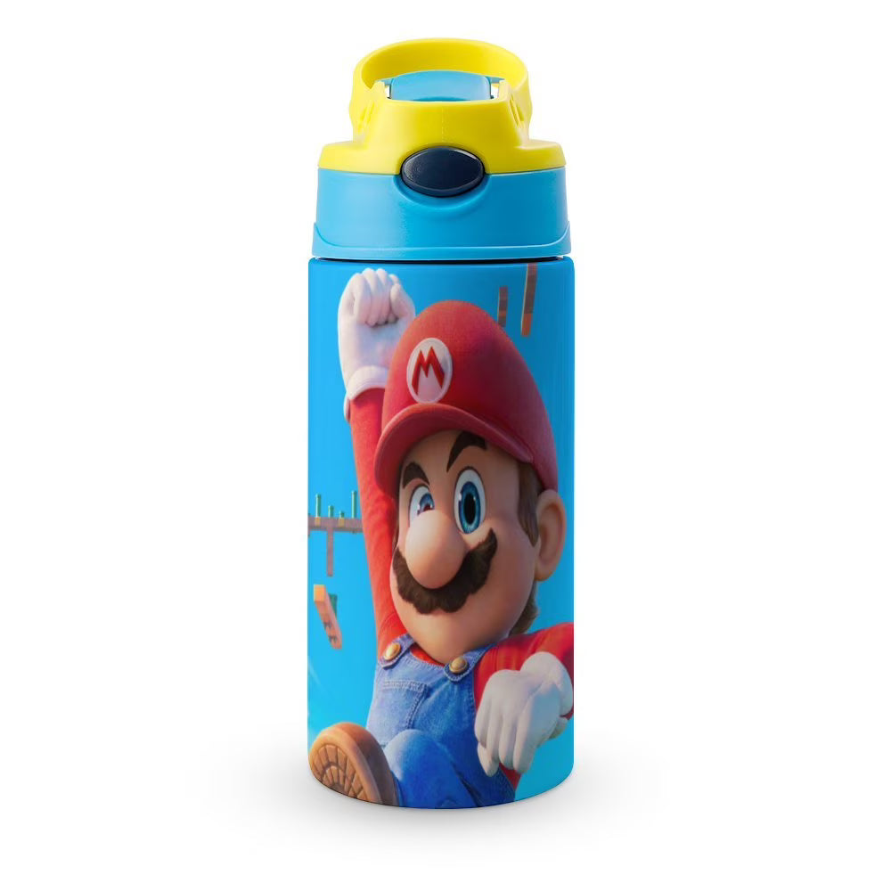 Insulated Stainless Steel Water Bottle with Straw U434192