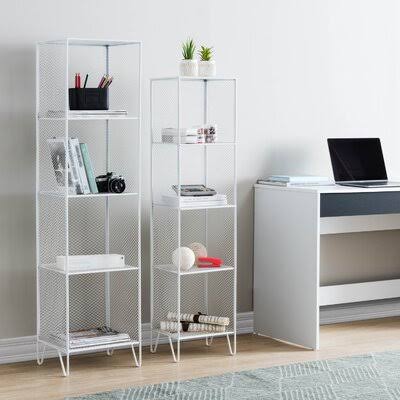 White Standard Bookcase P9643