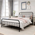 Metal Twin Bed Frame with Headboard and Footboard P59568