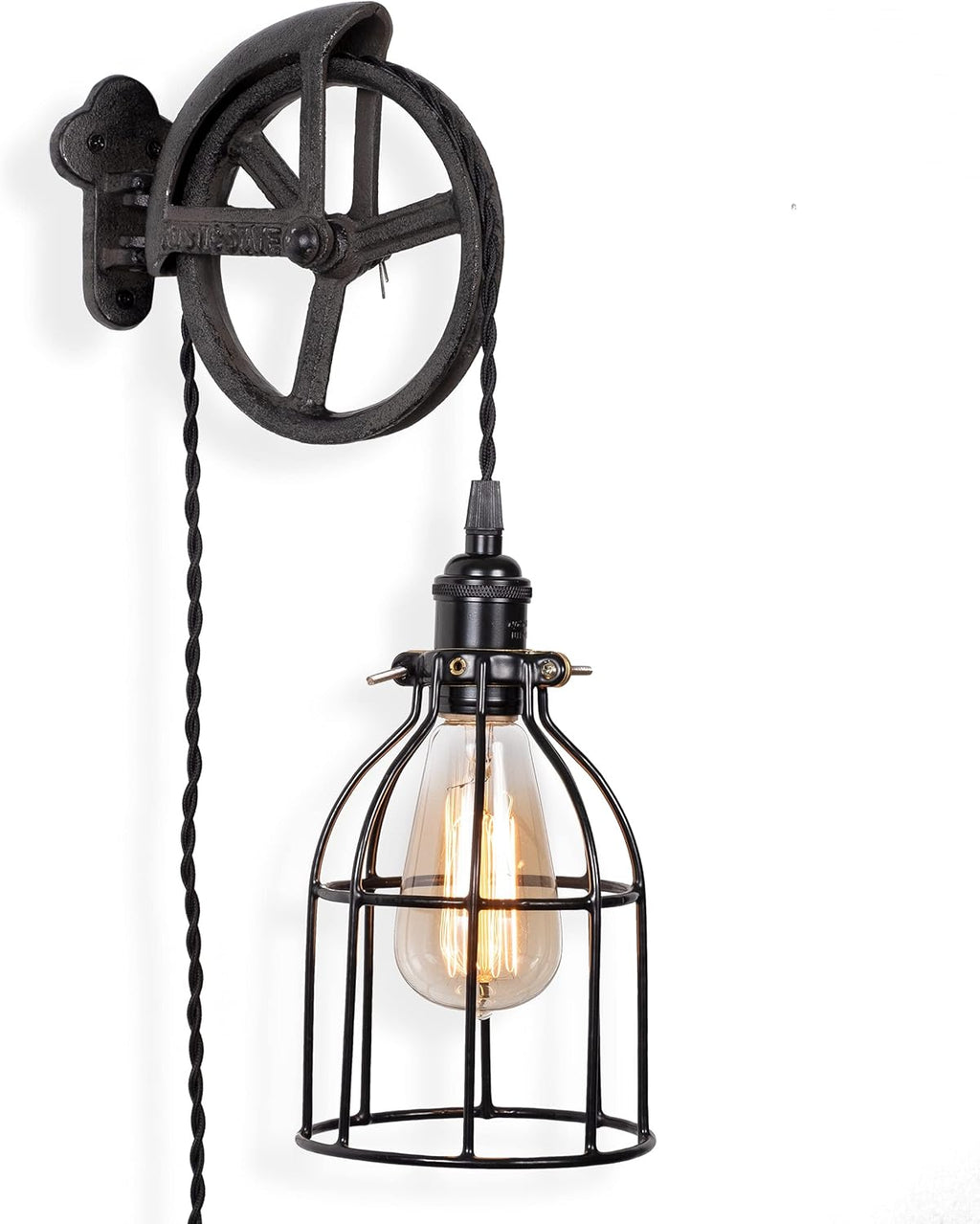 Cast Iron Pulley for Lamps and Fixtures D35913
