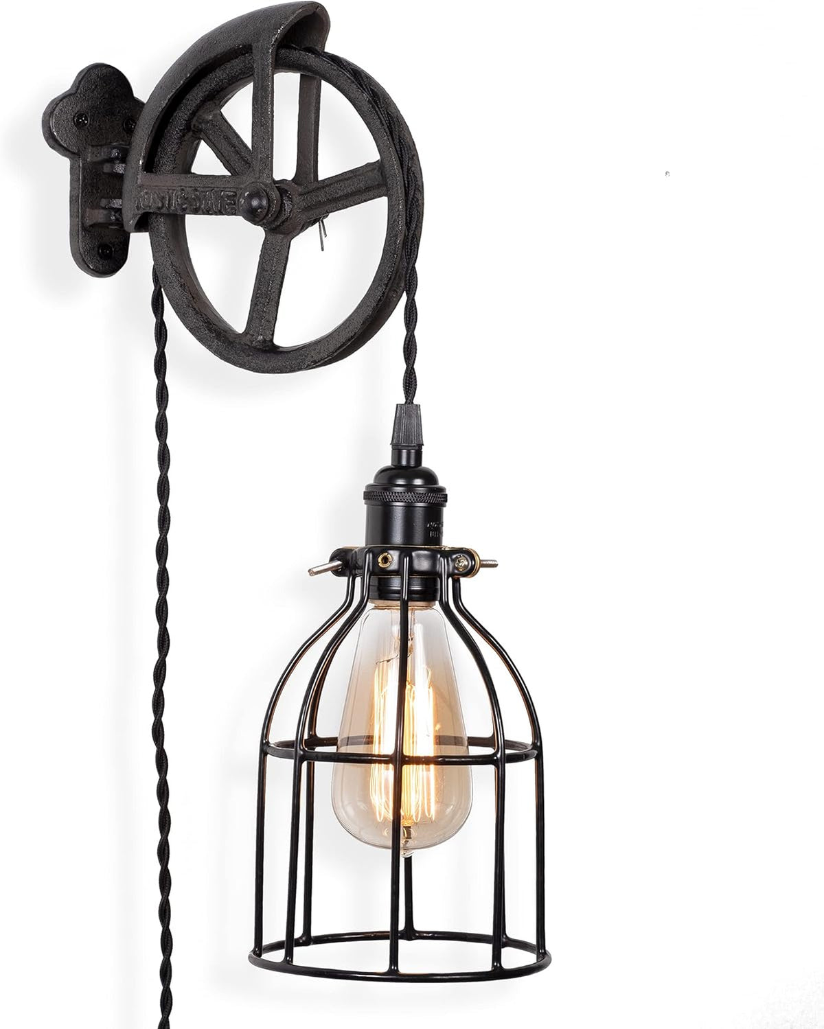 Cast Iron Pulley for Lamps and Fixtures D35913
