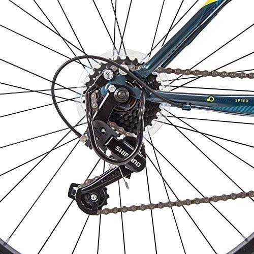 24-26 inch 21-Speed Lightweight Dark Blue Hardtail Mountain Bike V44457