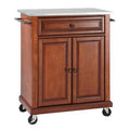 Kitchen Cart with Stainless Steel Top D38377