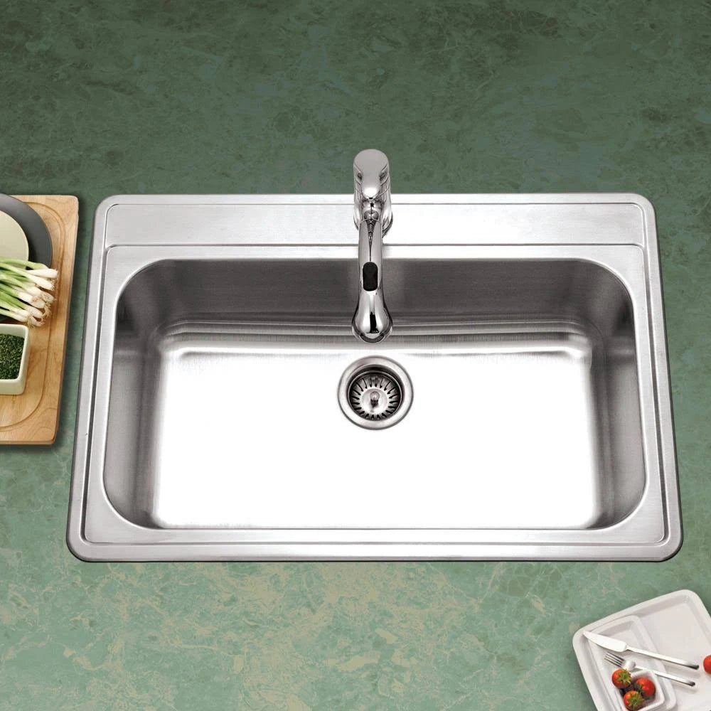 Stainless Steel Drop-In Single Bowl Kitchen Sink C3099