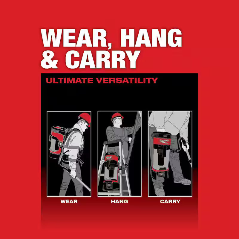 18-Volt Cordless 3-in-1 Backpack Vacuum L416