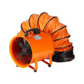10 in. Heavy-Duty Portable Blower Fan with Duct Hose E2287