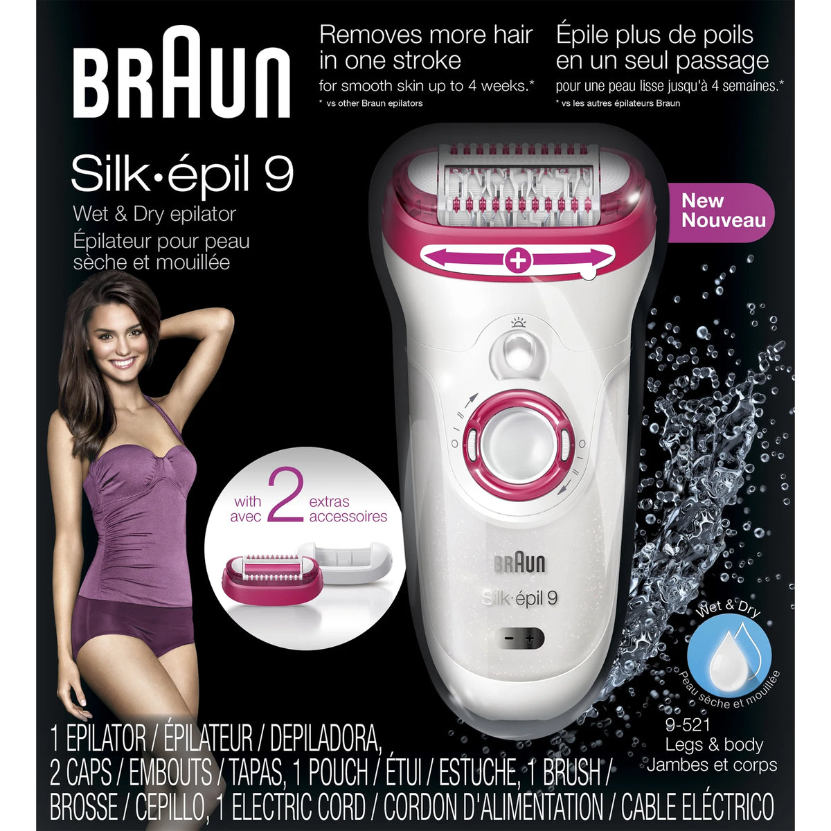 Wet & Dry Cordless Epilator E70292