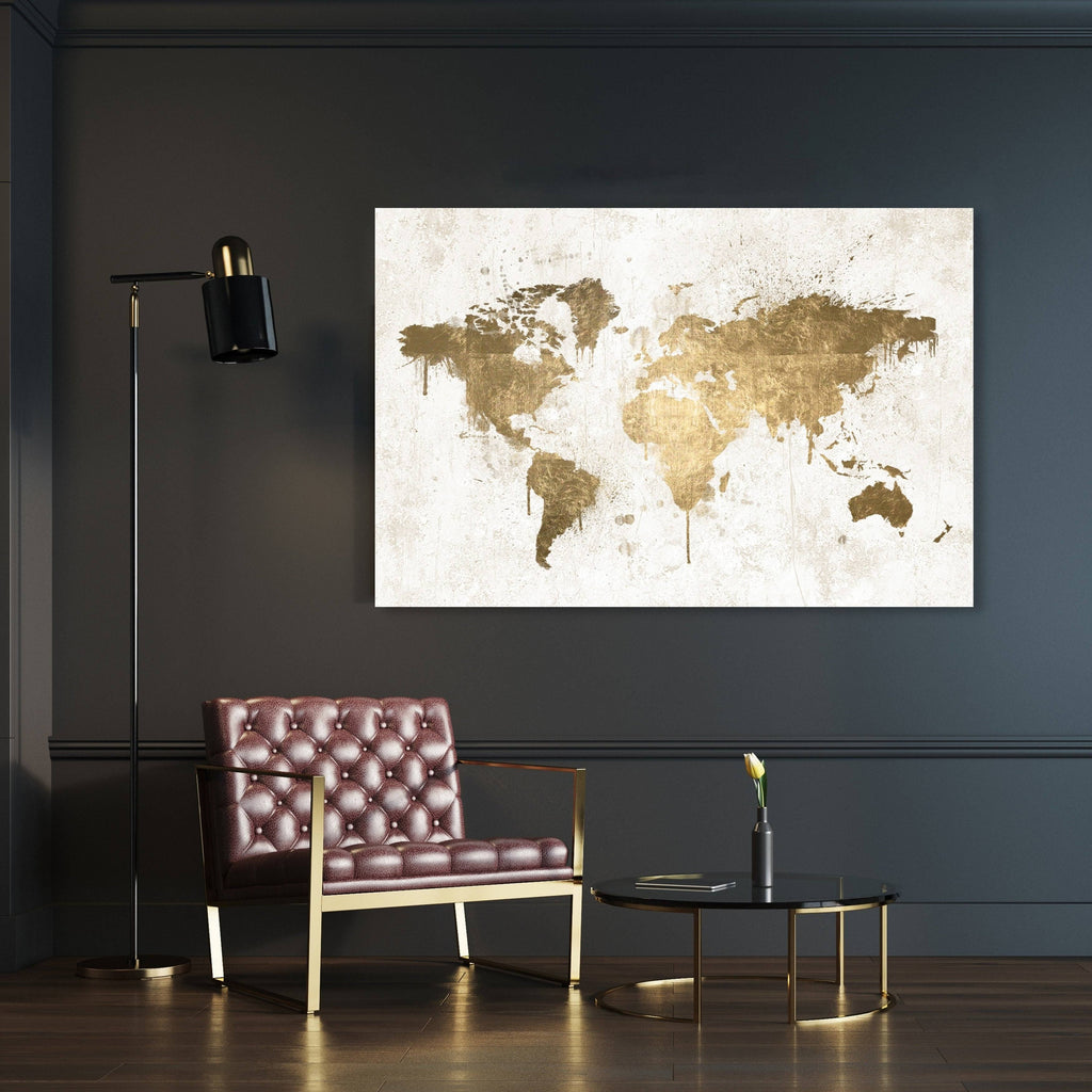 White Gold Canvas Art M46839