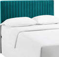 Full/Queen Velvet Channel Tufted Headboard U315