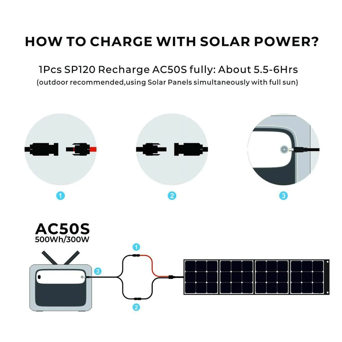 500Wh 300W Portable Power Station P79972