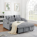 55" Tufted Velvet Convertible Sofa Bed L9422