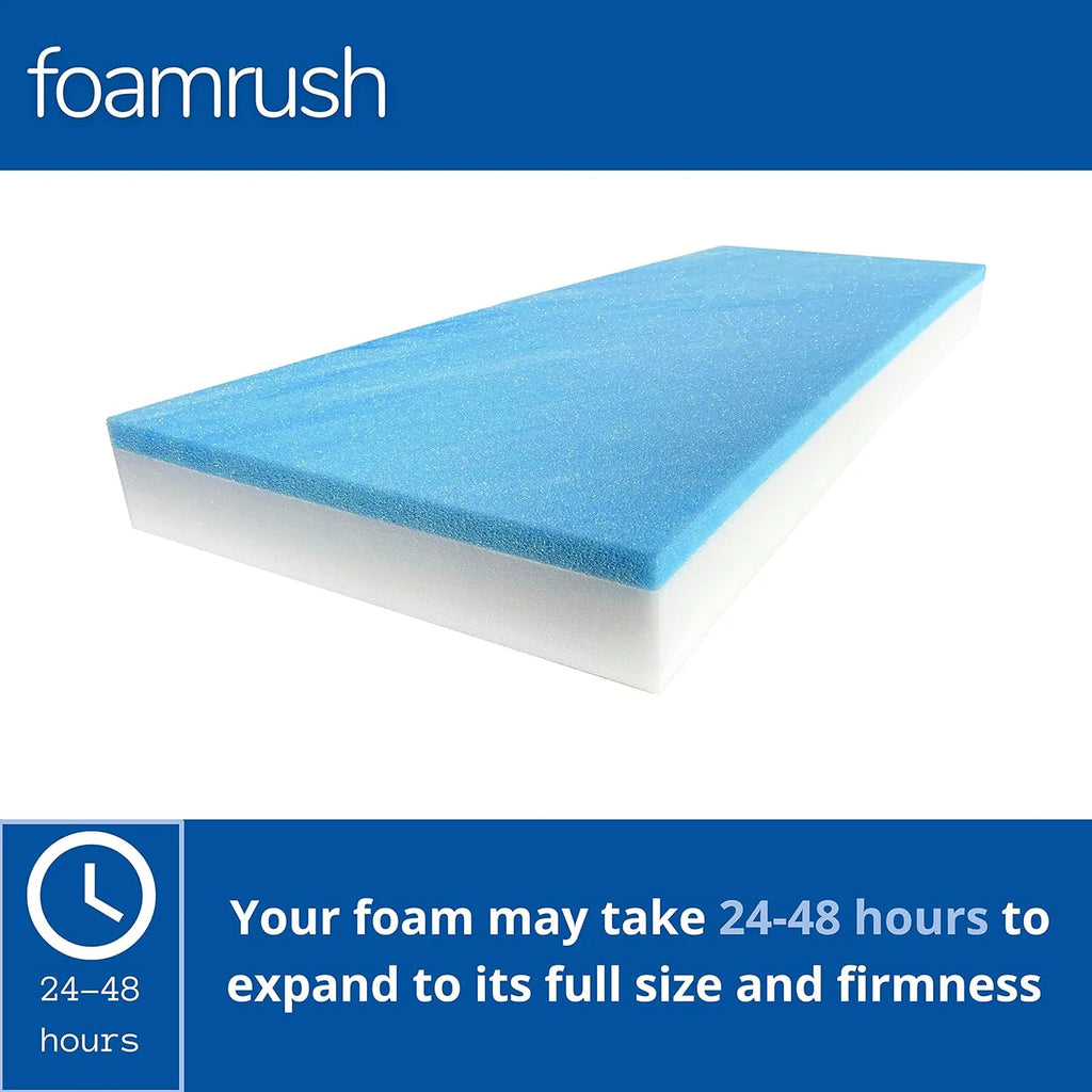 Cool Gel Memory Foam Bench Cushion Replacement Medium Firm Y5955
