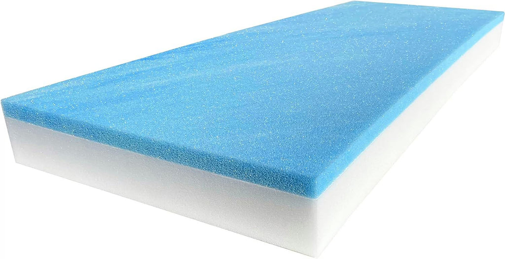 Cool Gel Memory Foam Bench Cushion Replacement Medium Firm Y5955