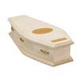 Miniature Coffin Wood Doll House Decoration G764549