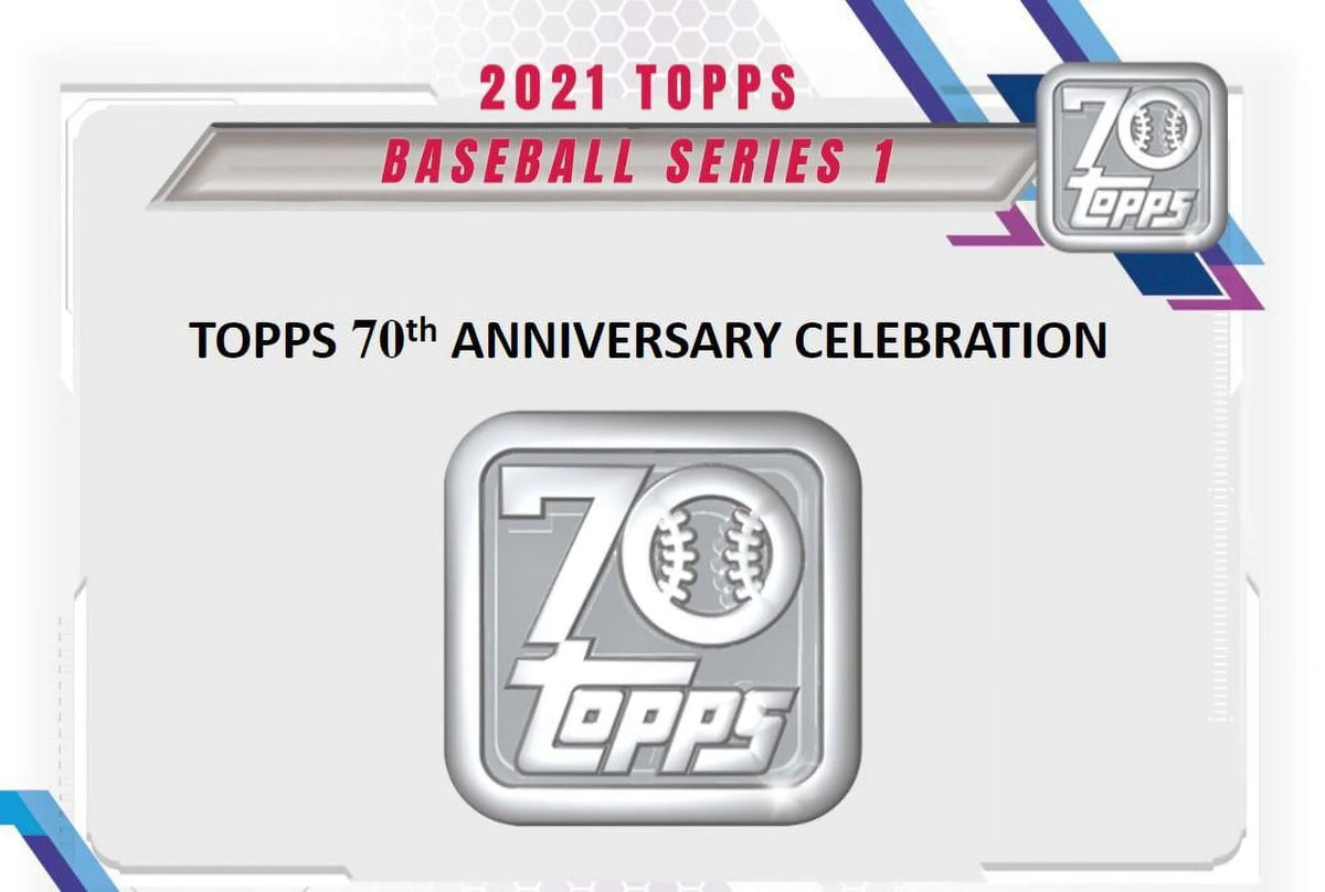 2021 Series 1 MLB Baseball Trading Cards 16 Packs Q466418