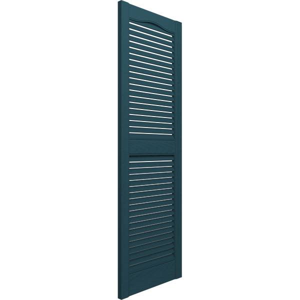 Vinyl Open Louver Shutters with Installation Shutt J8595