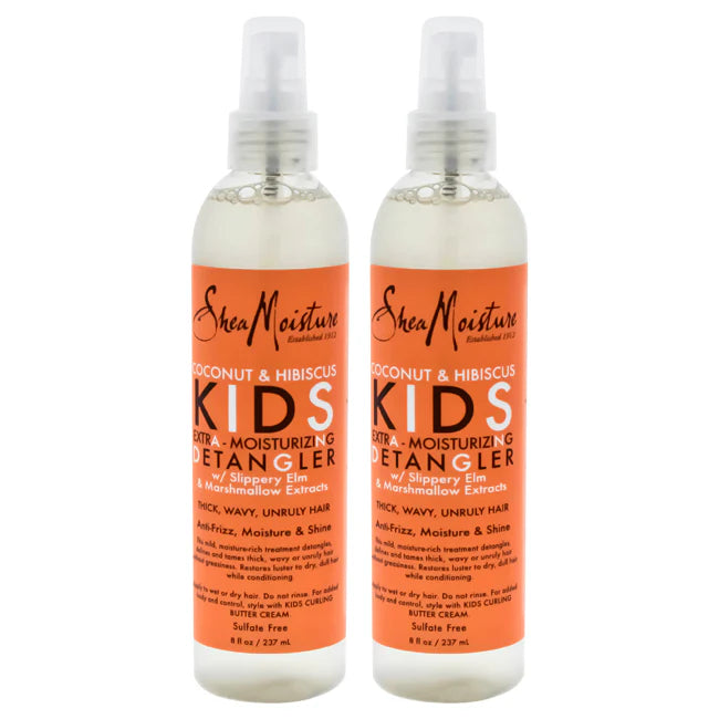 Coconut & Hibiscus Kids Extra-Moisturizing Detangler - Pack of 2 - 8 oz Z366