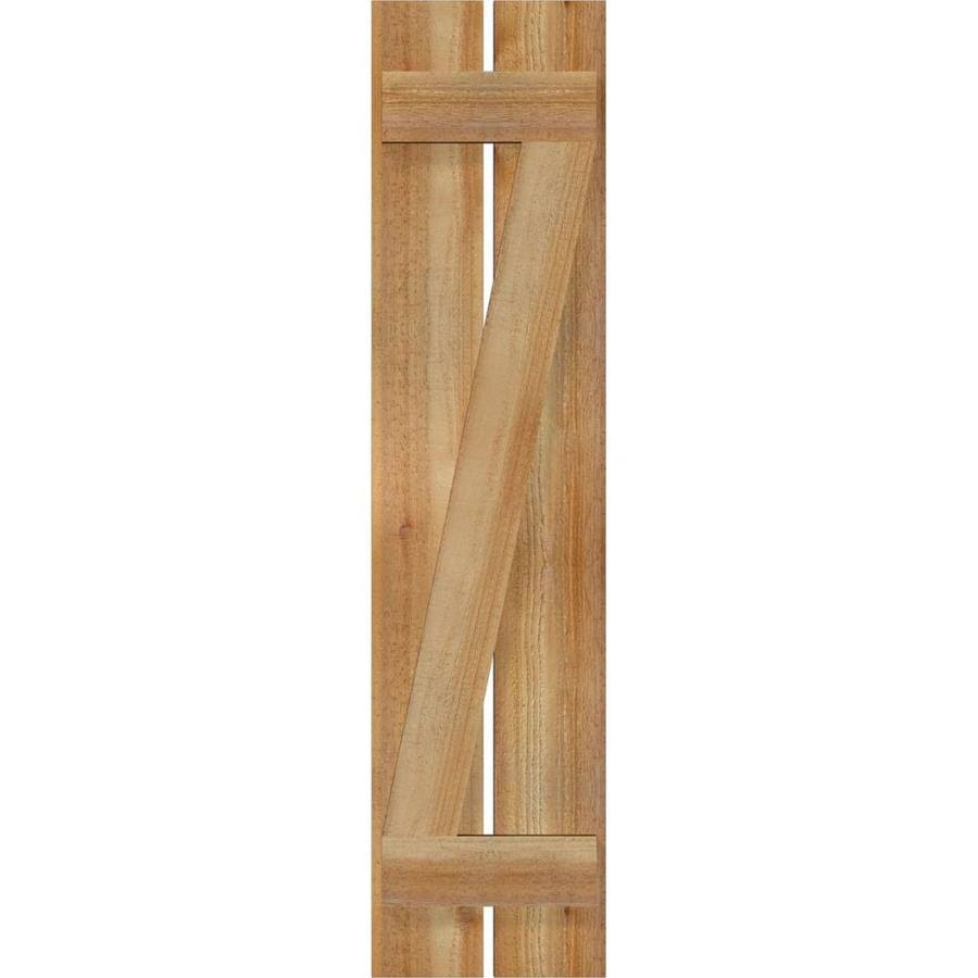 Rough Board-n-Batten Shutters with Z-Bar X7780