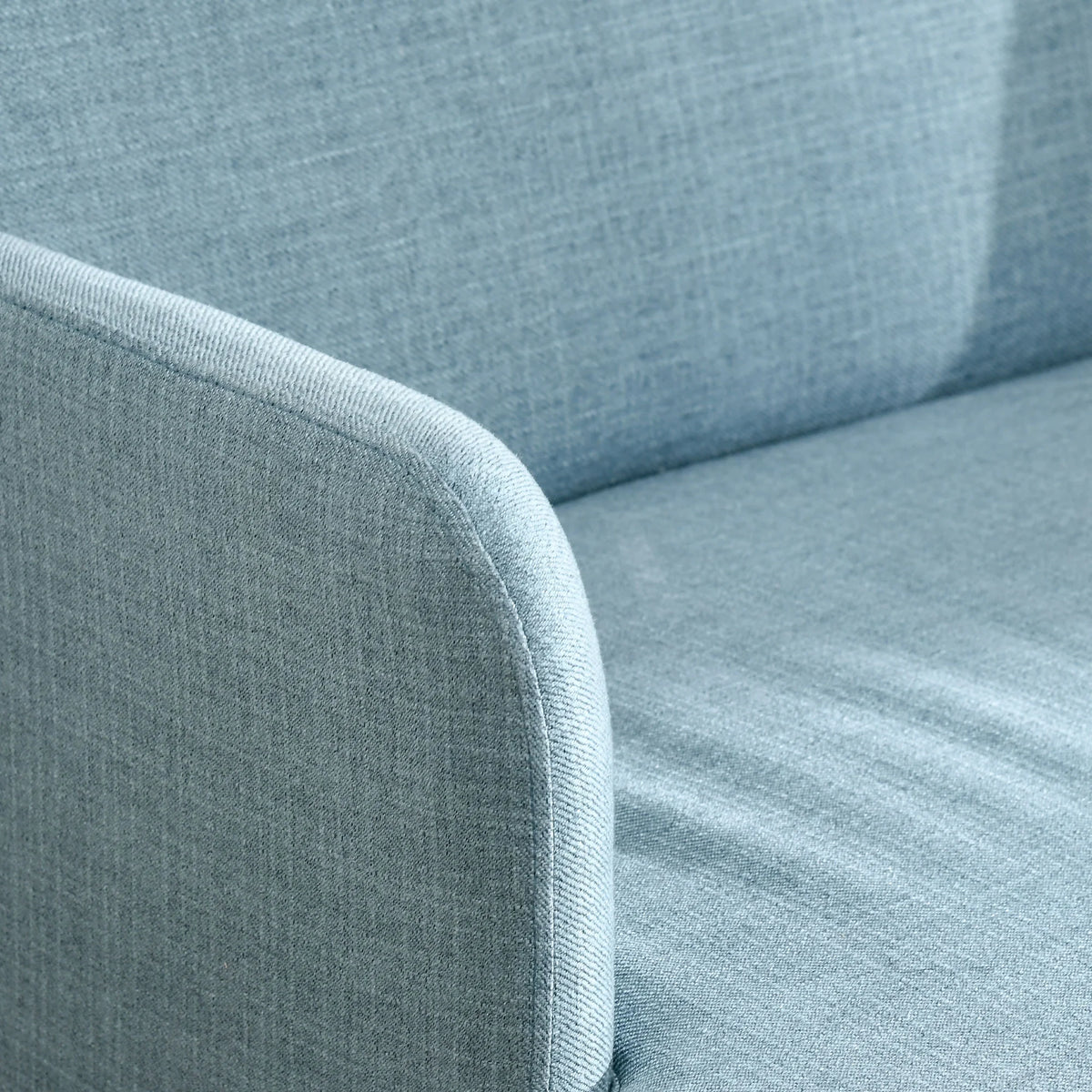 Blue Upholstered Loveseat Sofa M8312