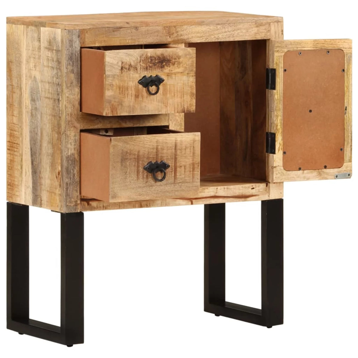 Mango Wood Sideboard with 1 Door and 2 Drawers G887