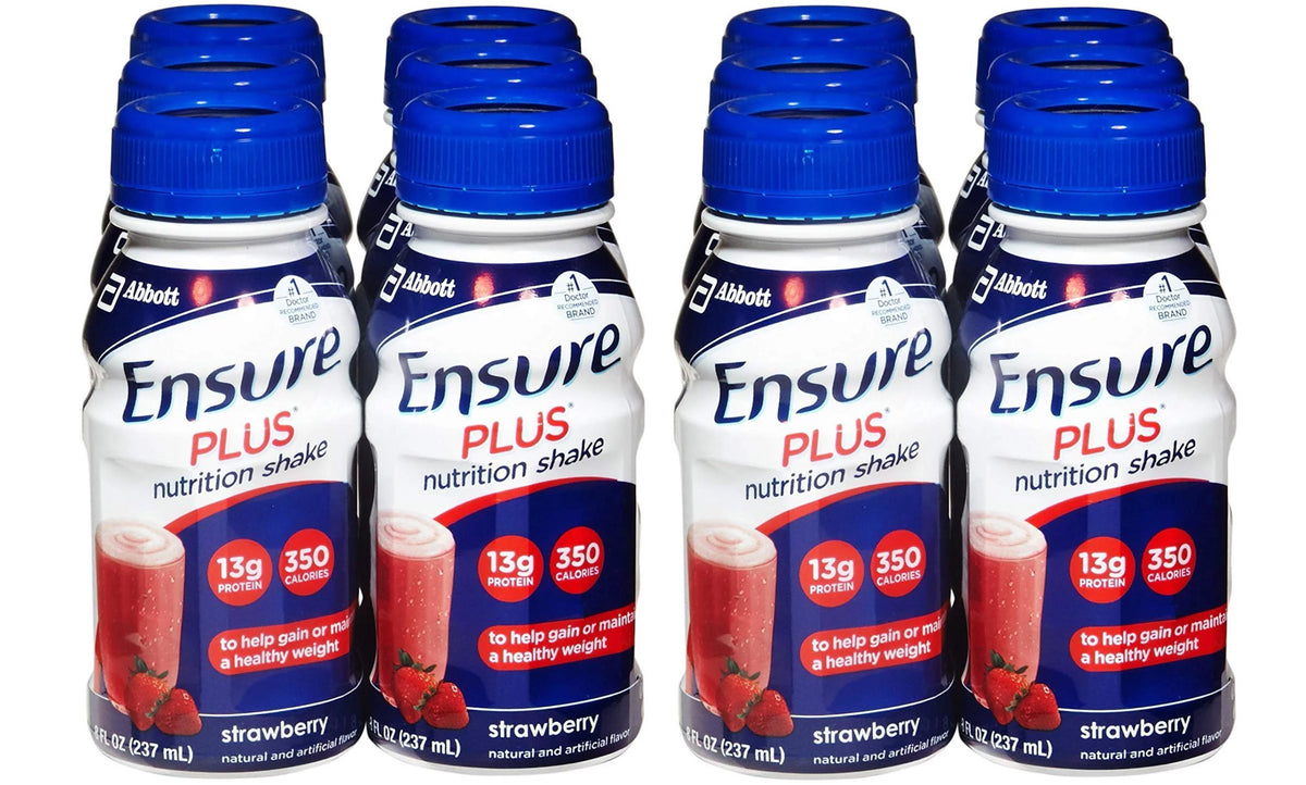 Strawberries & Cream 8 oz Nutritional Shake Case of 24 J1863