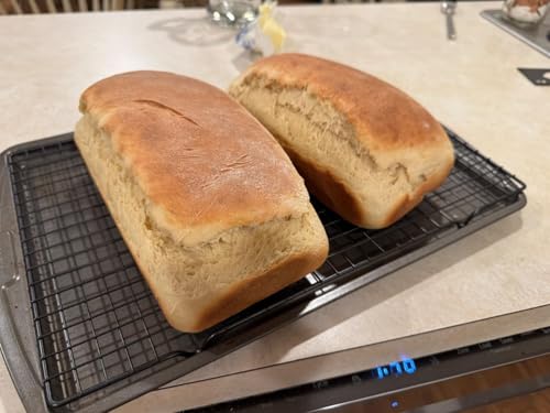 2-In-1 Cast Iron Loaf Pan Rectangular Baking Pan with Banneton Bread Proofing Basket Set L5597