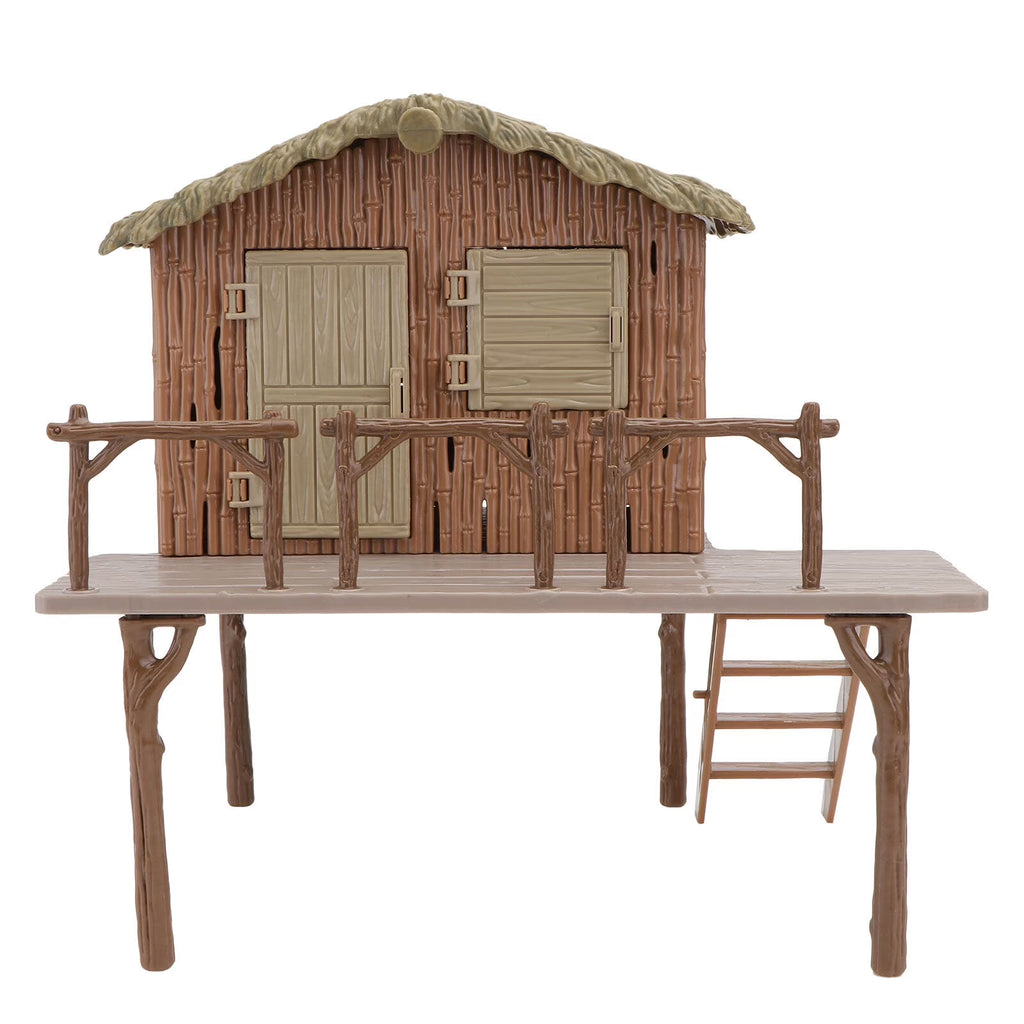 Miniature Diy Farmhouse Model Assembled Handcraft Educational Toys F3847