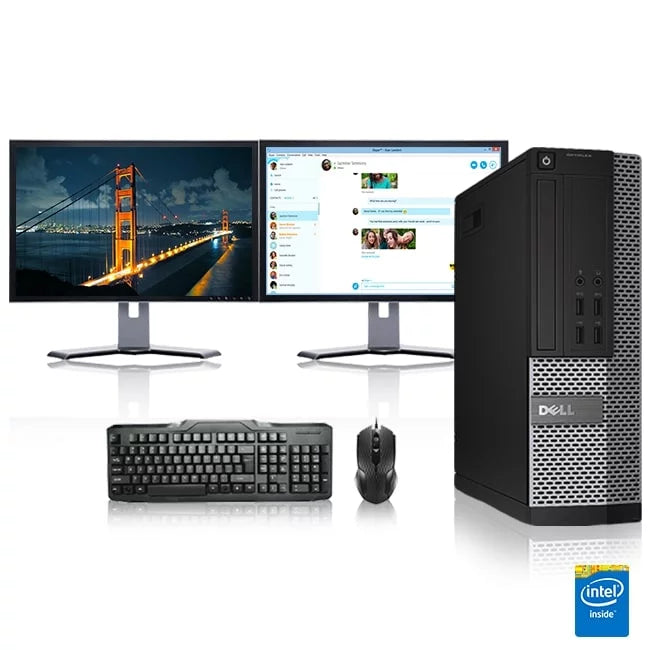 Refurbished Desktop Computer Tower PC, 16GB, 250GB HDD, Windows 10 E144