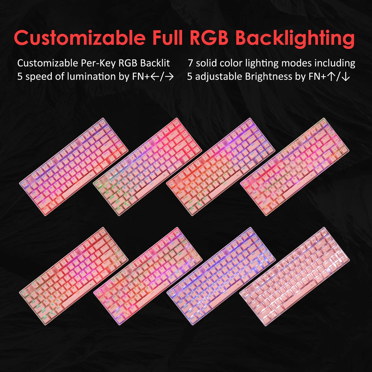 RGB Wireless Mechanical Keyboard with Blue Switches L975188