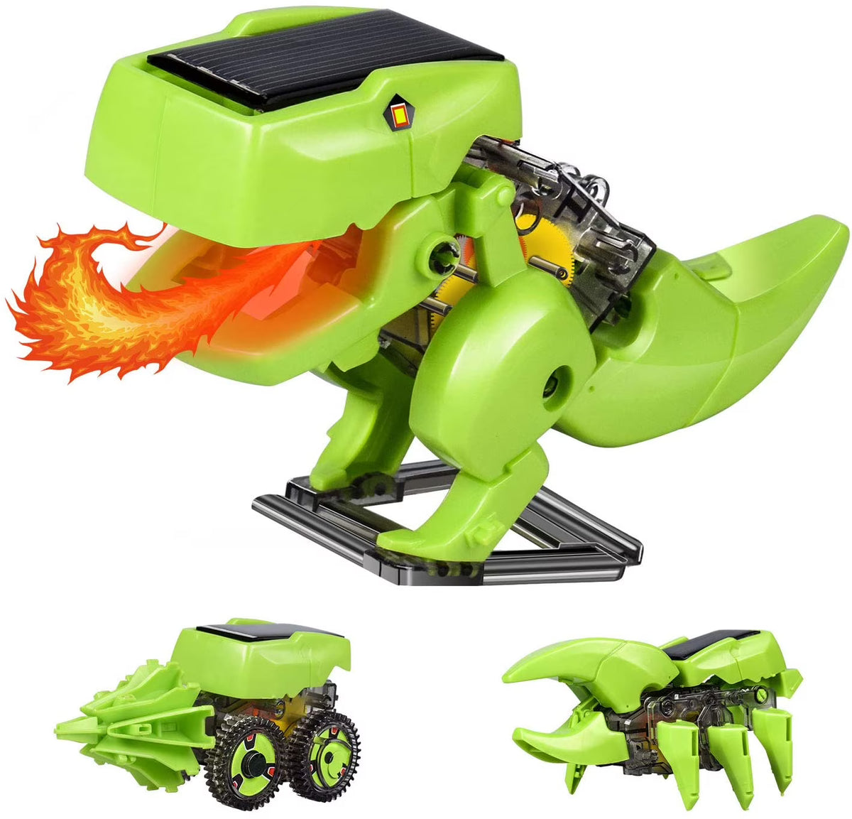 STEM Robot Building Kit 3 in 1 Solar Dinosaur Desk Robot Y315988