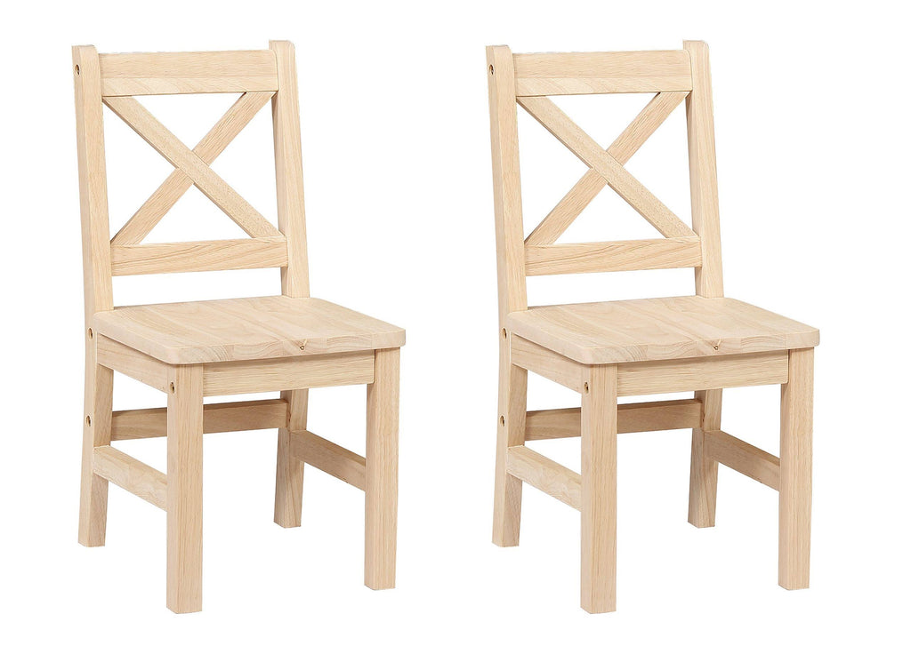 Solid Hard Wood Kids Chair, Set of 2 V219