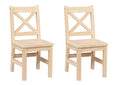 Solid Hard Wood Kids Chair, Set of 2 V219