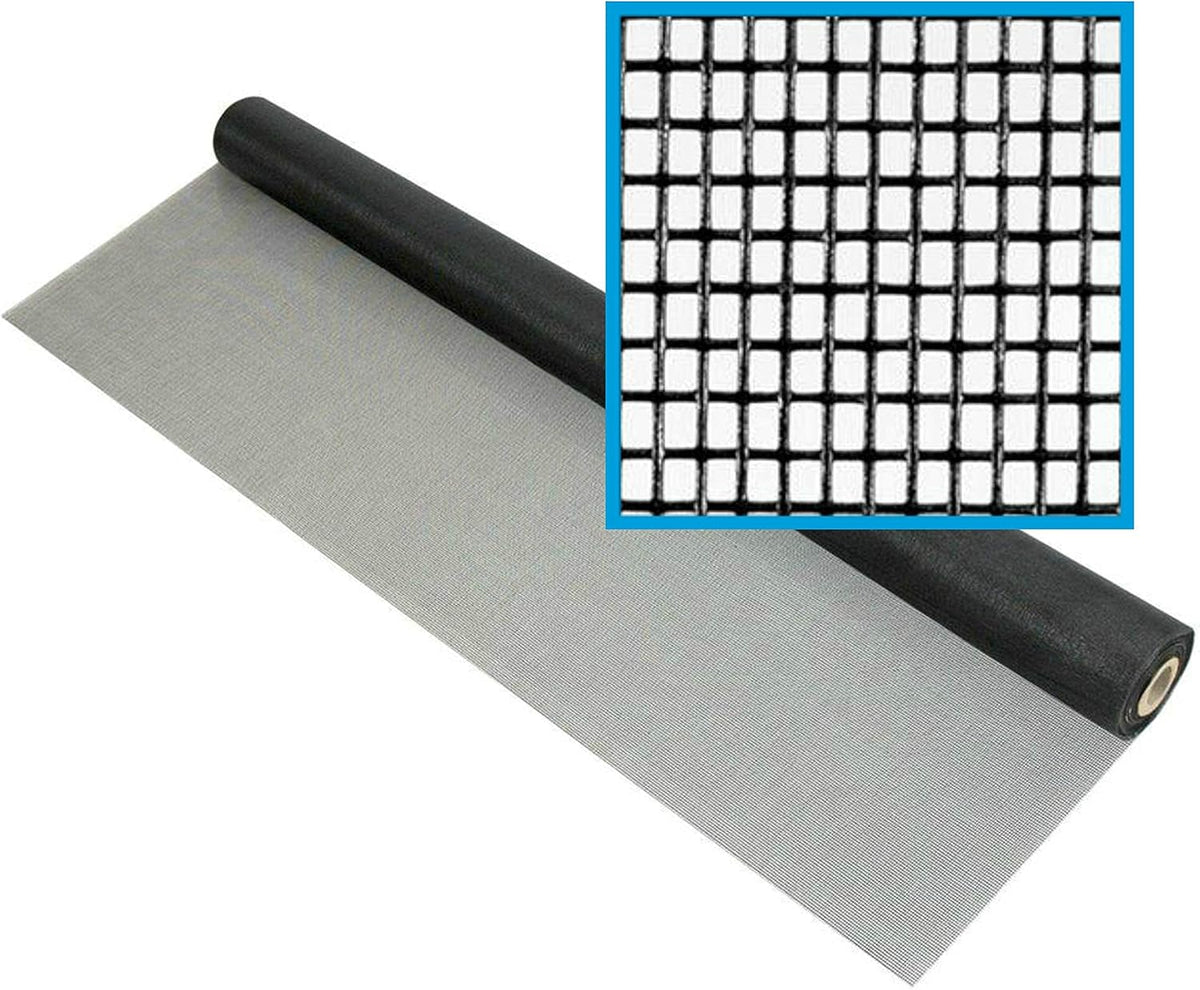 Charcoal Fiberglass Screen Roll 48 inch x 50 feet Pack of 2 N6264
