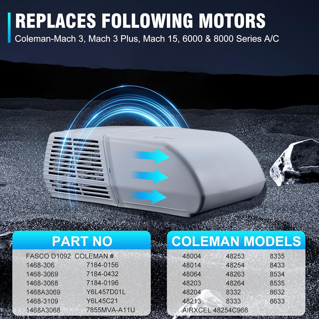 RV AC Fan Motor C31958