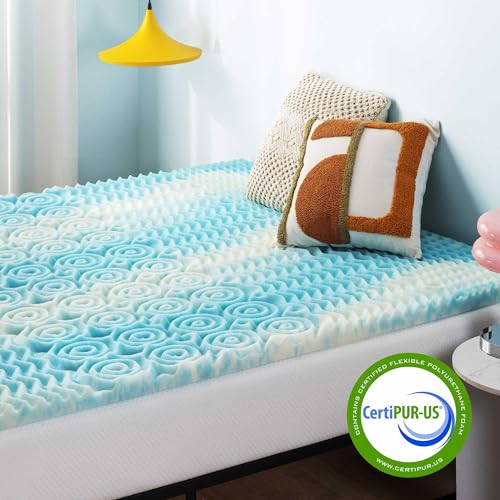 2 Inch Gel Foam Mattress Topper, Twin XL Q25475