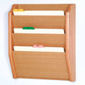Light Oak Wooden File Holder I23257