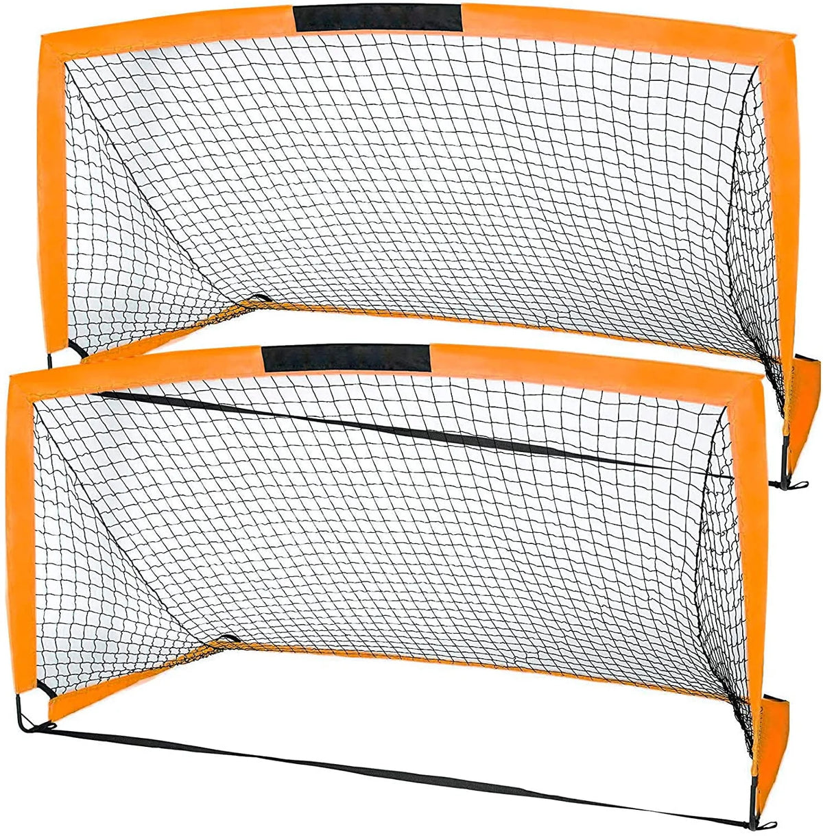 6'x4' Set of 2 Foldable Soccer Goals D224